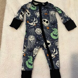 Little Sleepies Nightmare Before Christmas zippy